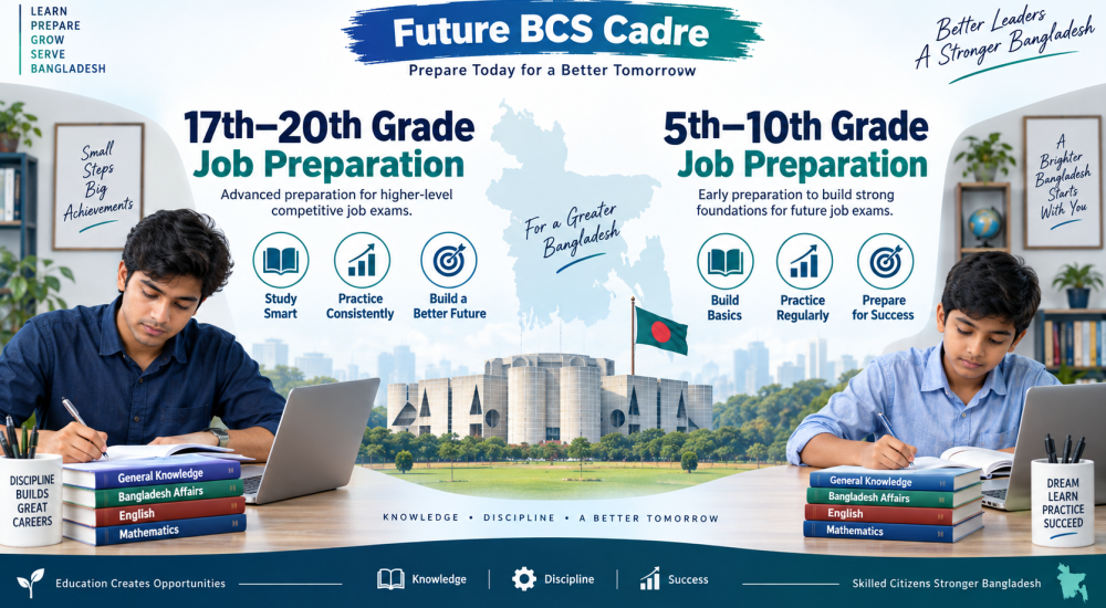 5th–20th Grade Government Job Preparation