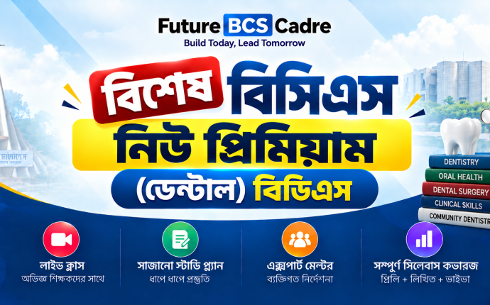বিশেষ বিসিএস নিউ প্রিমিয়াম (ডেন্টাল) বিডিএস