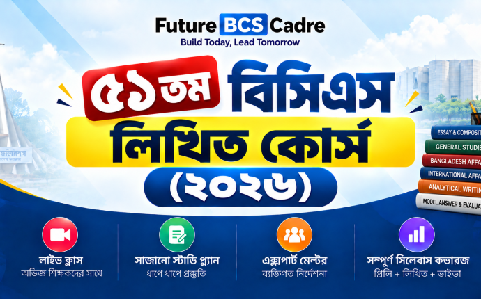 ৫১তম বিসিএস লিখিত কোর্স (২০২৬)